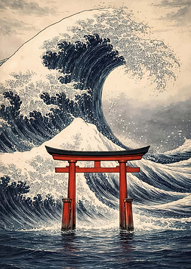 Great Wave Torii Gate