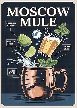 Moscow Mule Cocktail Recipe