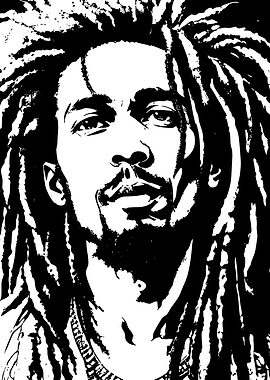 Bob Marley Portrait