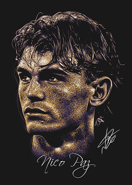 Nico Paz Scribble Art