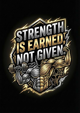 Strength is Earned, Not Given