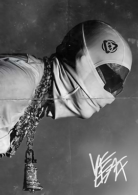 Yeat in Swim Cap and Chains