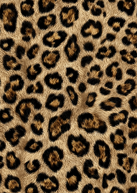 Leopard Print Fur Texture