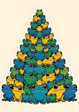 Christmas Tree of Frogs