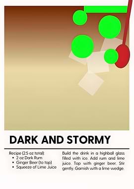 Dark and Stormy Cocktail Recipe