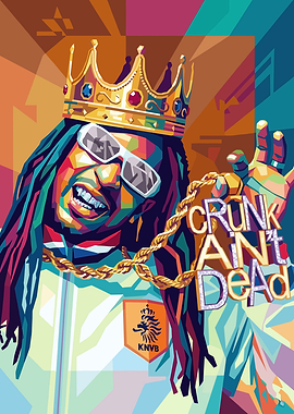 King with Crown and Chain