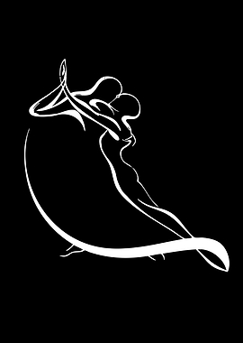 Couple Dancing Tango