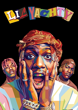 Lil Yachty Pop Art Portrait
