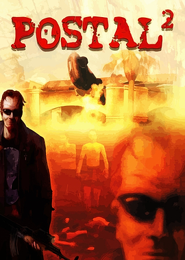 Postal 2 Video Game Cover Art