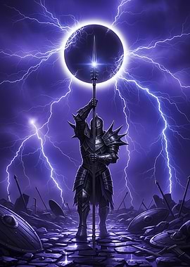 Dark Knight Under Lightning Eclipse