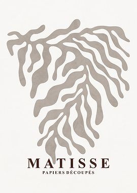 Matisse Papiers Découpés Poster