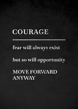 Courage Motivational Quote