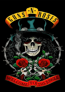 Guns N' Roses Skull Logo