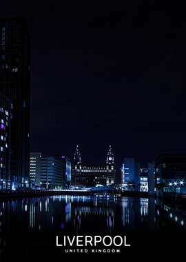 Liverpool Skyline at Night