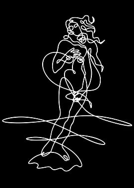 Venus de Milo Line Art