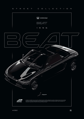 Honda Beat 1996 Poster