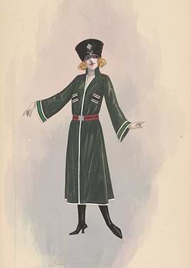 Art Deco Fashion Illustration