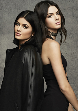 Kendall and Kylie Jenner Posing