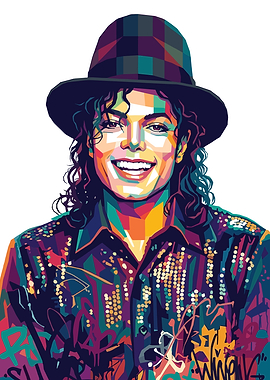 Michael Jackson Pop Art Portrait