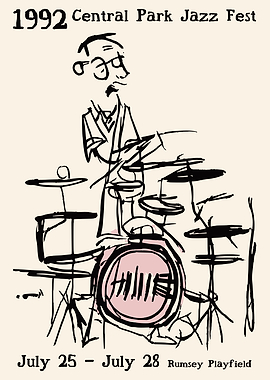 1992 Jazz Fest Poster