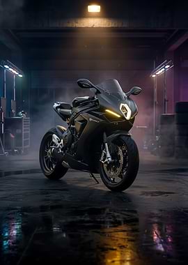 MV Agusta F3 Competizione motorcycle in Garage