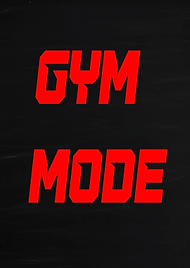 Gym Mode Text Art