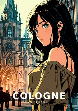 Anime Girl in Cologne