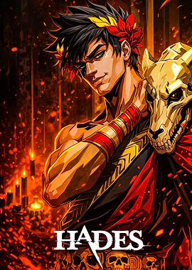 Hades Game Art with Zagreus
