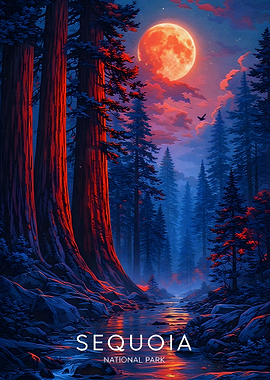 Sequoia National Park at Night