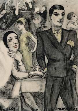 Elegant 1920s Parisian Scene