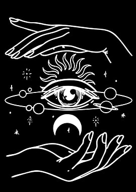Cosmic Eye and Hands
