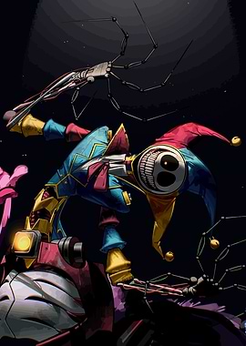 Creepy Jester Robot