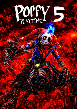 Poppy Playtime 5 Jester Character Art