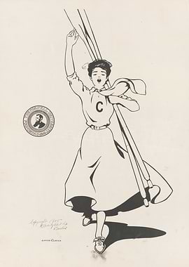 Woman in uniform with 'C' emblem