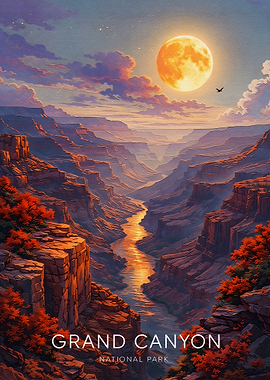 Grand Canyon National Park at Sunset