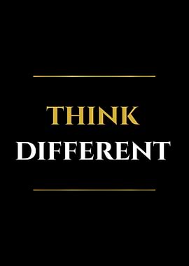 Think Different Text Art