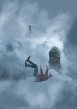 Falling Through a Dream in the Sky