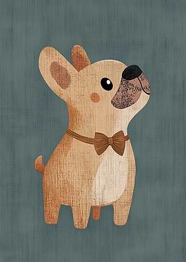 Cute French Bulldog with Bow Tie