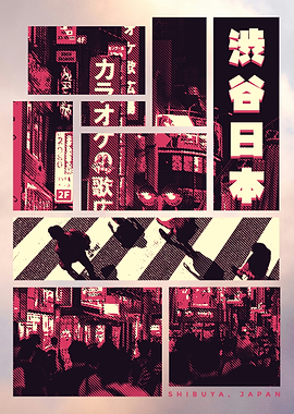 Shibuya Crossing Nightlife