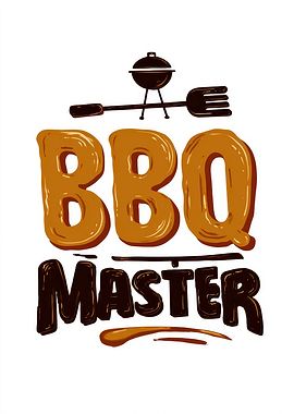 BBQ Master Text Art