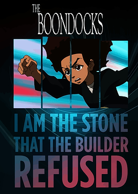 The Boondocks Huey Freeman 'Stone Refused' Poster
