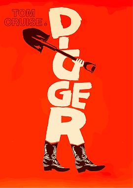 Tom Cruise Digger Poster