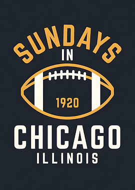 Sundays in Chicago Illinois Football