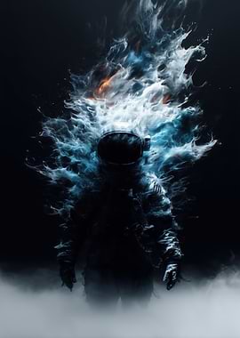 Astronaut in Cosmic Energy