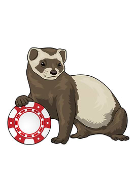 Ferret Poker Poker chips