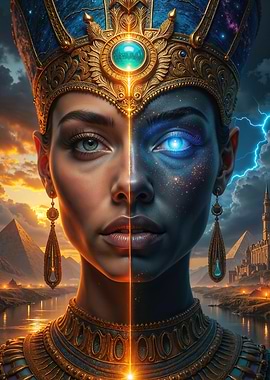 Dual-Faced Egyptian Queen