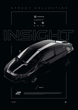 Honda Insight LS 2010 Poster