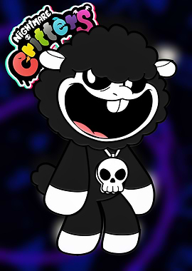 Nightmare Glitchy Sheep Character