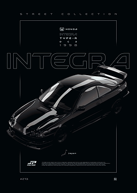 Honda Integra Type-R 1998 Poster