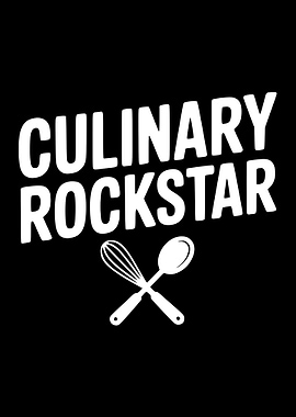 Culinary Rockstar Text Art